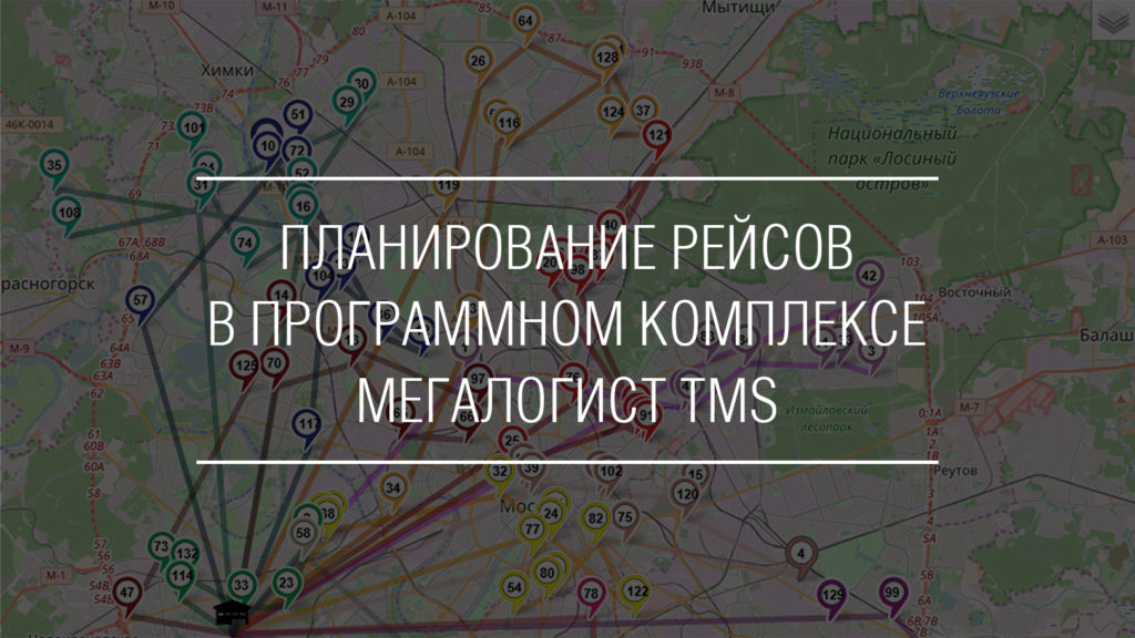 Видео-обзор планирования рейсов в программном комплексе Мегалогист TMS